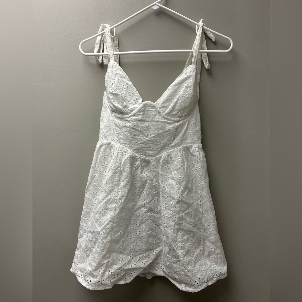 Garage Women’s Floral White Mini Dress